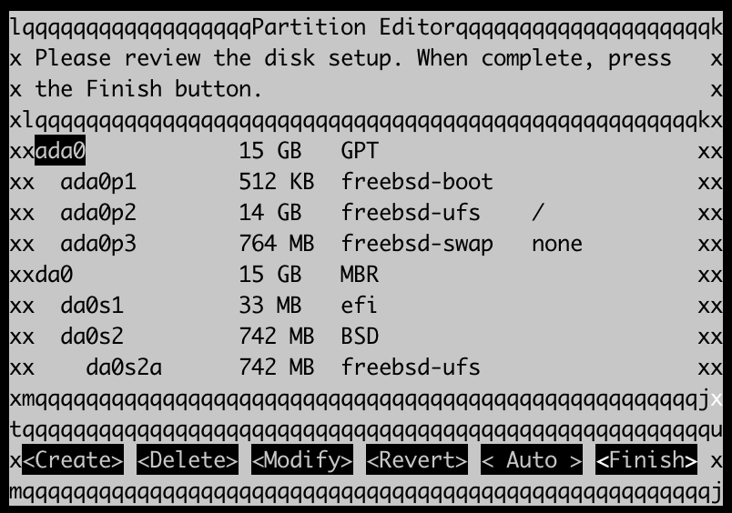 Installation de DynFi firewall formatage des partitions - DynFi Firewall l'alternative pfSense & OPNsense