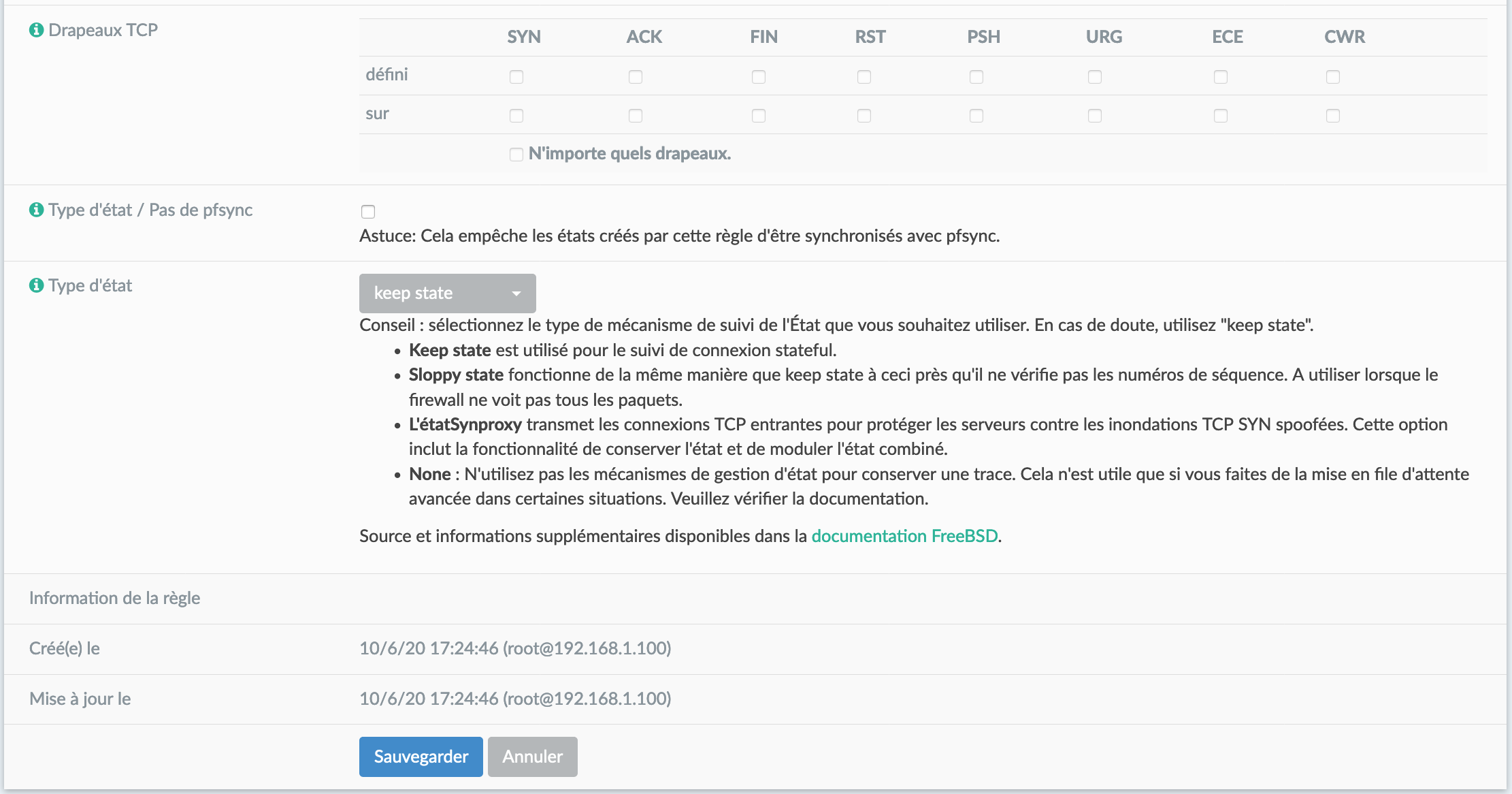DynFi Firewall les options avancees - DynFi Firewall plus fonctionnel que pfSense et OPNsense